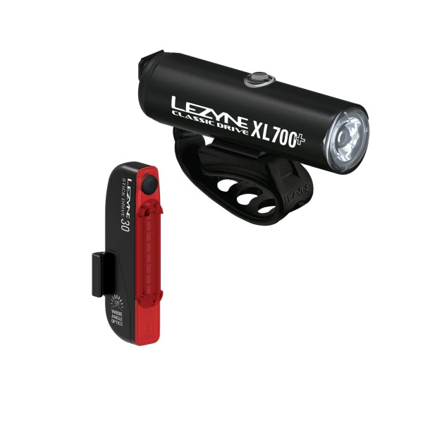 Lezyne Classic Drive XL 700+ | Stick Drive Bike Light Set