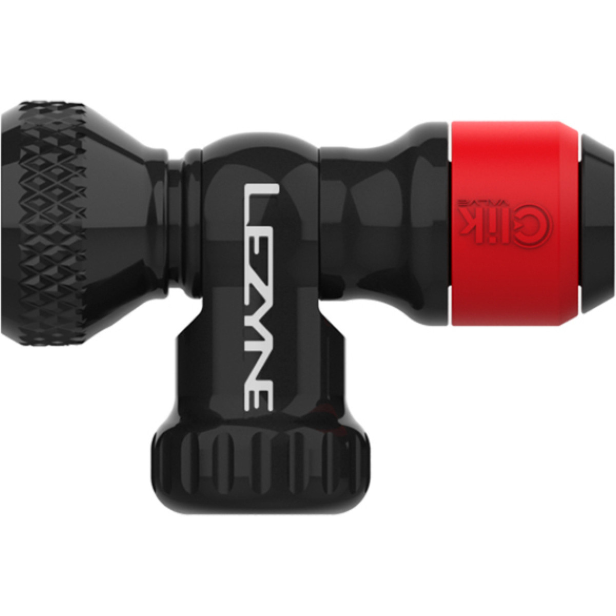 Lezyne CO2 CLIK Drive pompa su suspausto oro balionėliu 20 g | Black - Red Lezyne CO2 CLIK Drive pompa su suspausto oro balionėliu 20 g | Black - Red