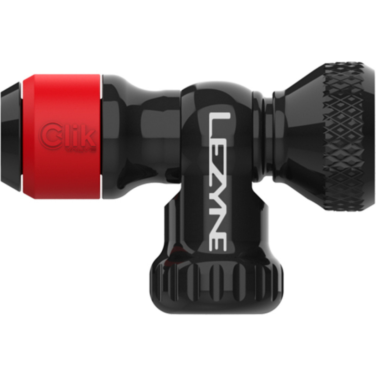 Lezyne CO2 CLIK Drive pompa su suspausto oro balionėliu 20 g | Black - Red Lezyne CO2 CLIK Drive pompa su suspausto oro balionėliu 20 g | Black - Red