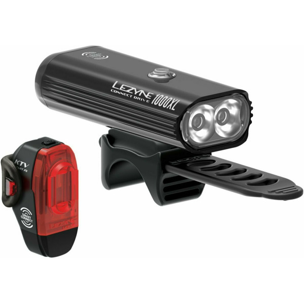 Lezyne Connect Smart 1000XL + KTV Smart Bike Light Set