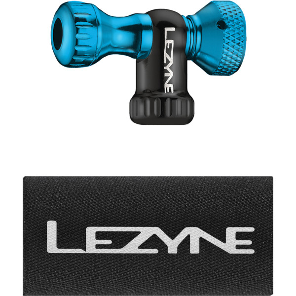 Lezyne Control Drive CO2 pripūtimo galvutė | Gloss Blue