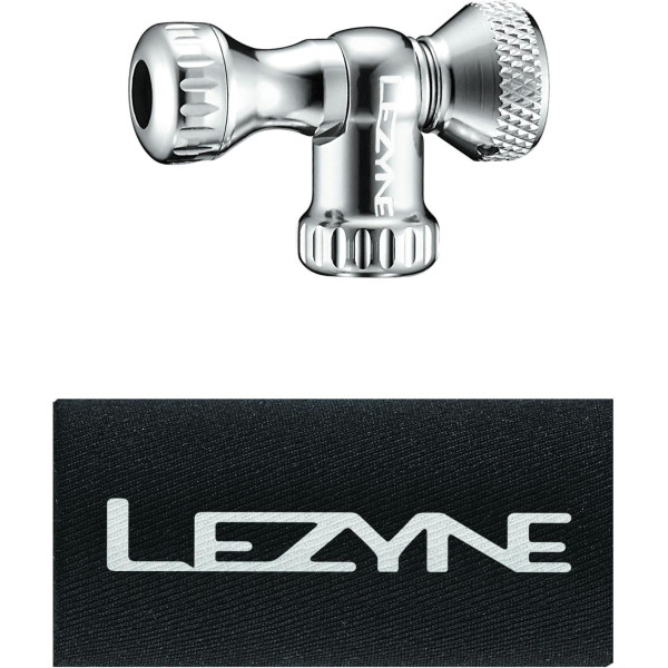 Lezyne Control Drive CO2 Valve Head | Gloss Silver