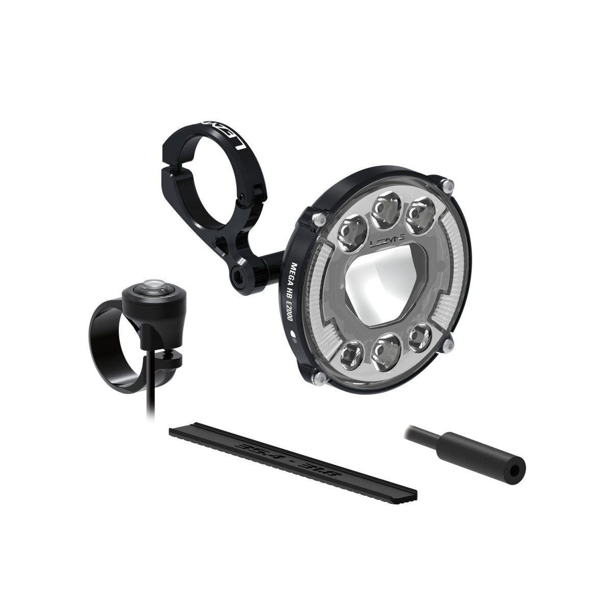 Lezyne E-Bike Mega HB StVZO E2000 Front Light Lezyne E-Bike Mega HB StVZO E2000 Front Light