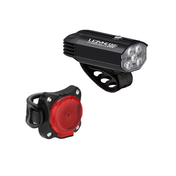 Lezyne Fusion Drive 500+ | Zecto Drive 200+ Bike Light Set