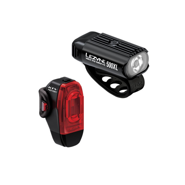 Lezyne Hecto Drive 500XL | KTV Drive Pro+ Bike Light Set