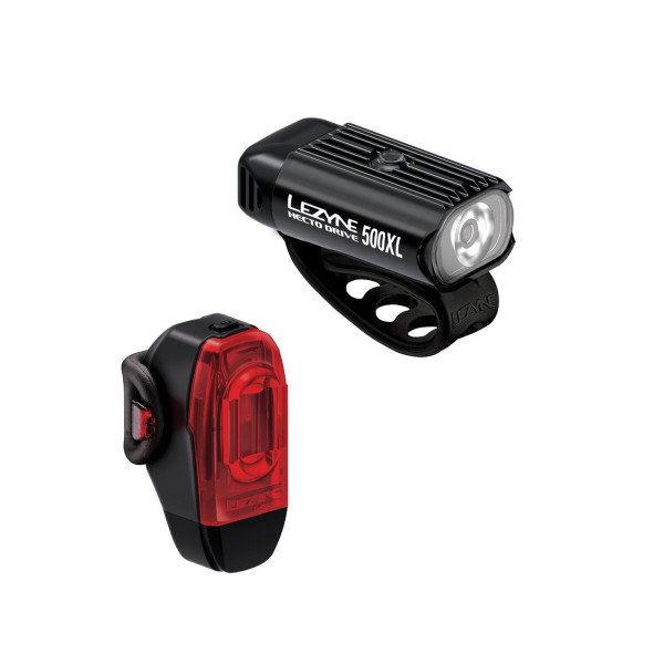 Lezyne Hecto Drive 500XL | KTV Drive+ Bike Light Set