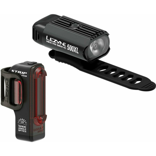 Lezyne Hecto Drive 500XL + Strip žibintų komplektas