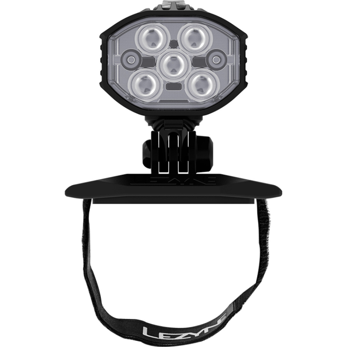 Lezyne Helmet Fusion Drive 500+ priekinis žibintas ant šalmo