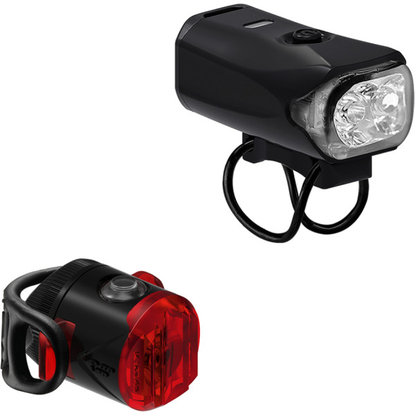 Lezyne KTV Drive 300+ / Femto USB C žibintų komplektas Lezyne KTV Drive 300+ / Femto USB C žibintų komplektas