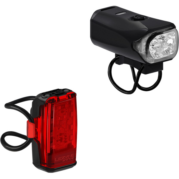 Lezyne KTV Drive 300+ / KTV+ Drive žibintų komplektas Lezyne KTV Drive 300+ / KTV+ Drive žibintų komplektas