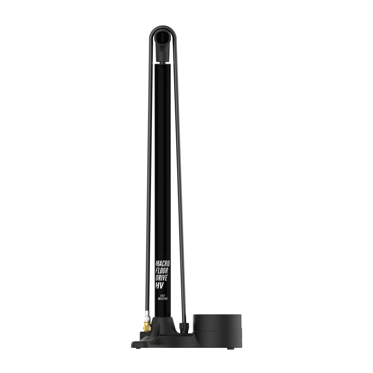 Lezyne Macro HV Floor Drive ABS pastatoma pompa | Matt Black Lezyne Macro HV Floor Drive ABS pastatoma pompa | Matt Black