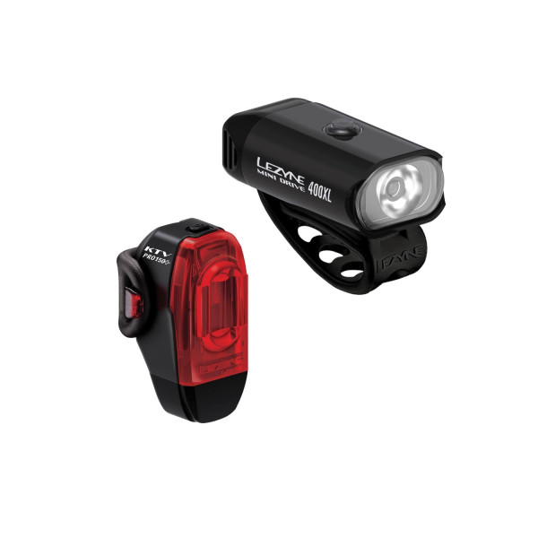 Lezyne Mini Drive 400XL | KTV Drive Pro+ Bike Light Set