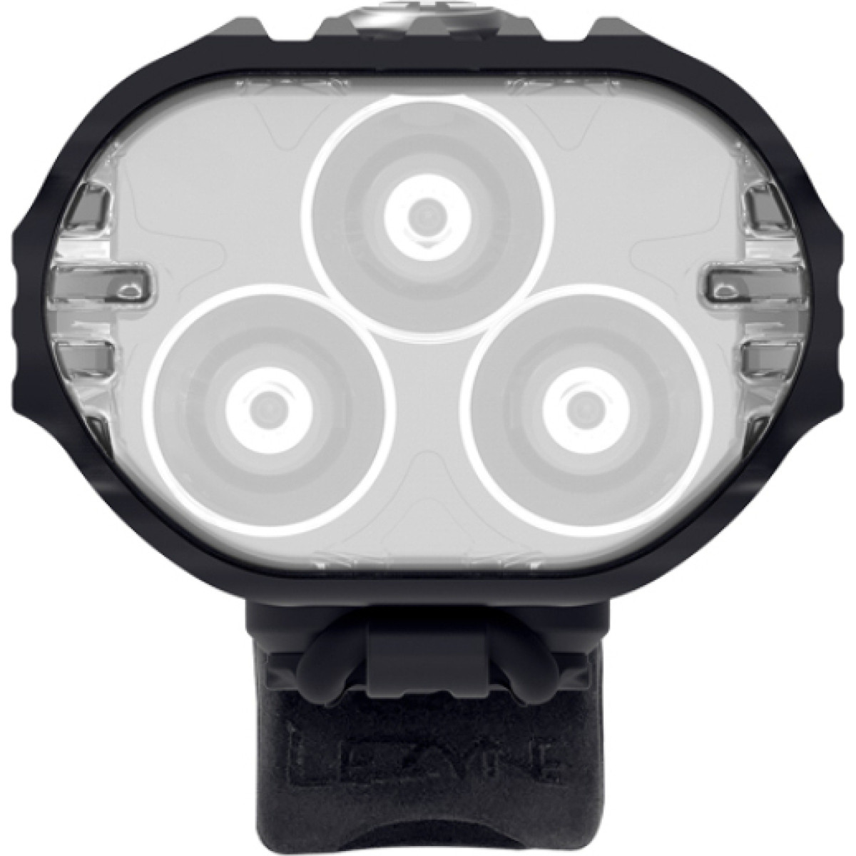 Lezyne React Drive 1200 priekinis žibintas | Black Lezyne React Drive 1200 priekinis žibintas | Black