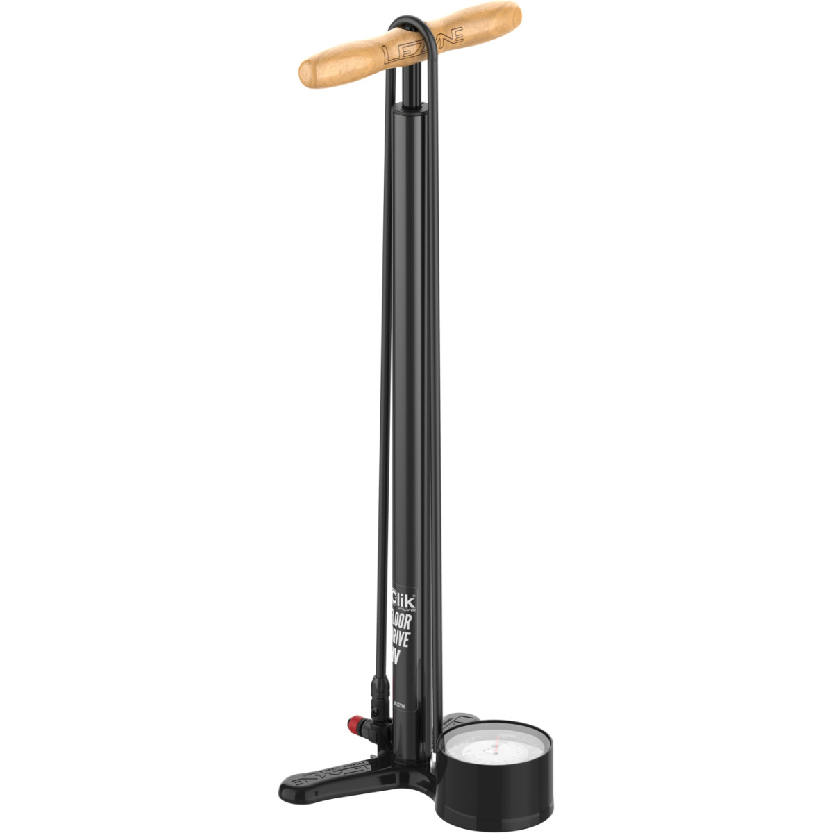 Lezyne Steel CLIK HV Floor Drive pastatoma pompa Lezyne Steel CLIK HV Floor Drive pastatoma pompa