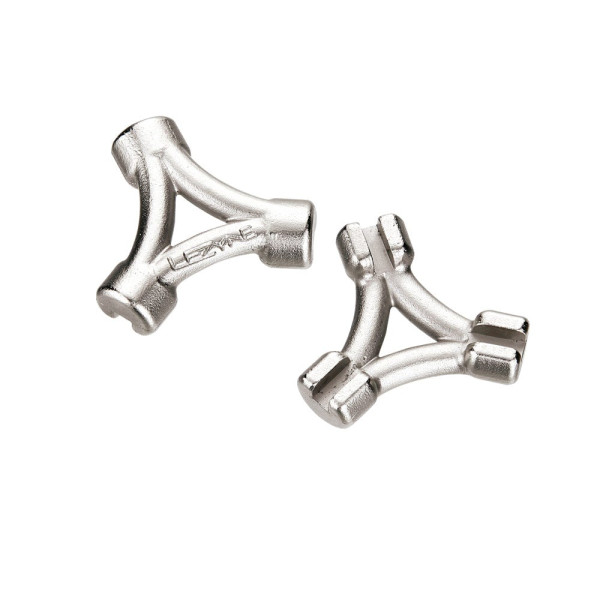 Lezyne 3-Way spoke wrench | Gloss Silver