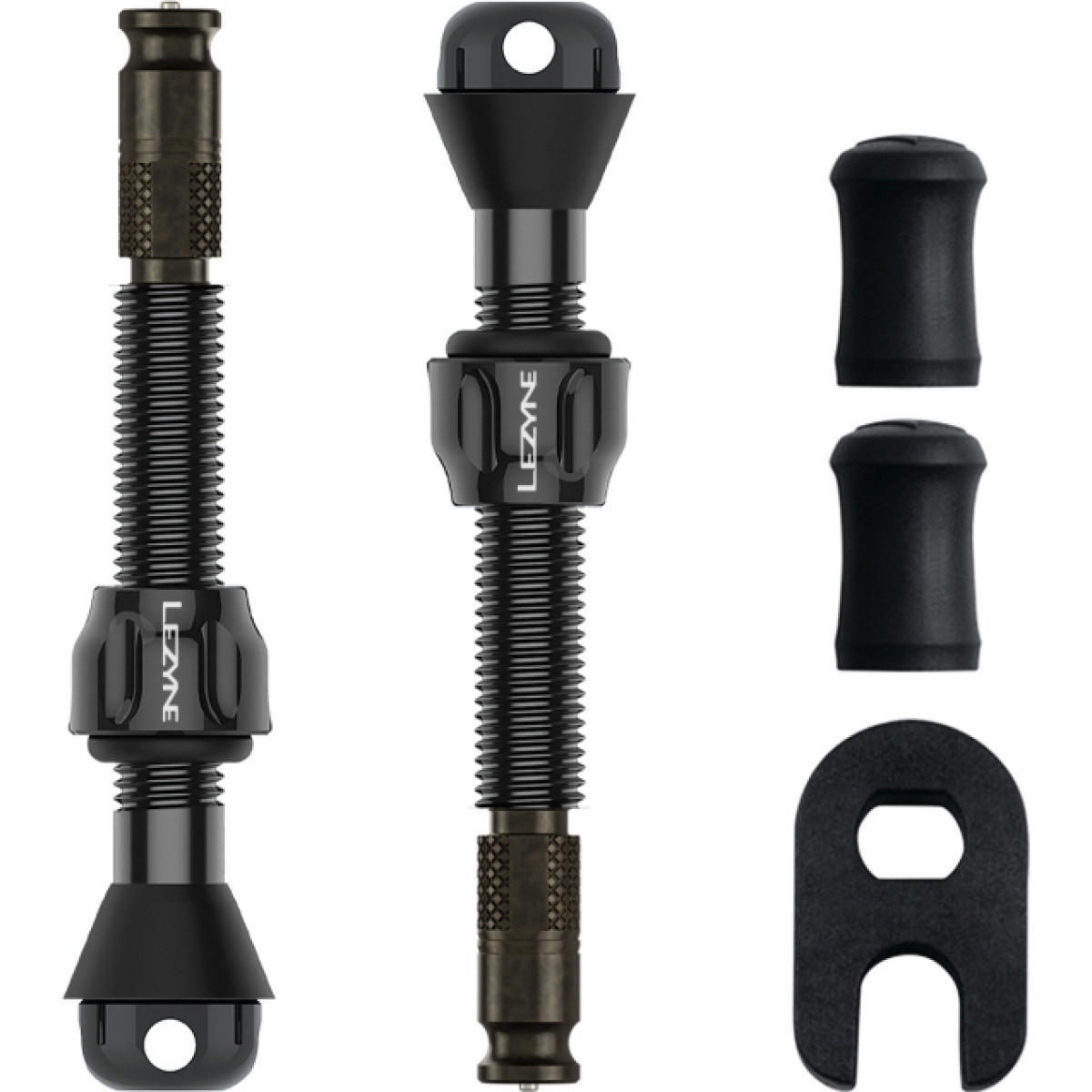 Lezyne Tubeless Valve CLIK TLR Pro ventilių komplektas | 2 vnt | 44mm Lezyne Tubeless Valve CLIK TLR Pro ventilių komplektas | 2 vnt | 44mm