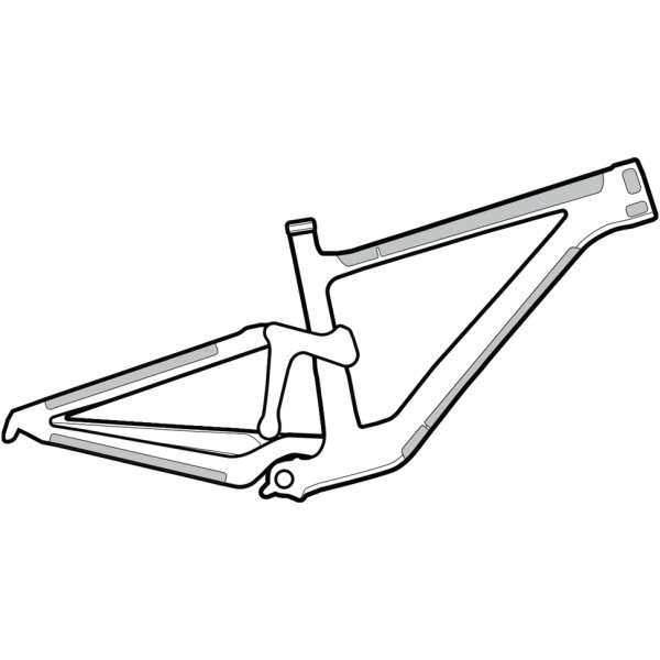 Lizard Skins Clear Protective klijuojama rėmo apsauga | Frame Kit