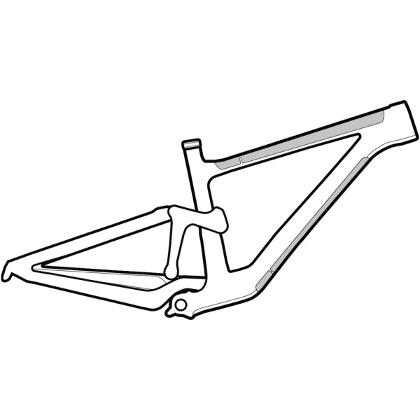 Lizard Skins Clear Protective klijuojama rėmo apsauga | Large