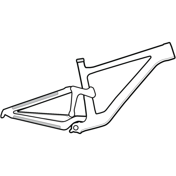 Lizard Skins Clear Protective klijuojama rėmo apsauga | Small