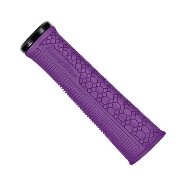 Lizard Skins Gradient Single Clamp Lock-On Grips | Ultra Purple
