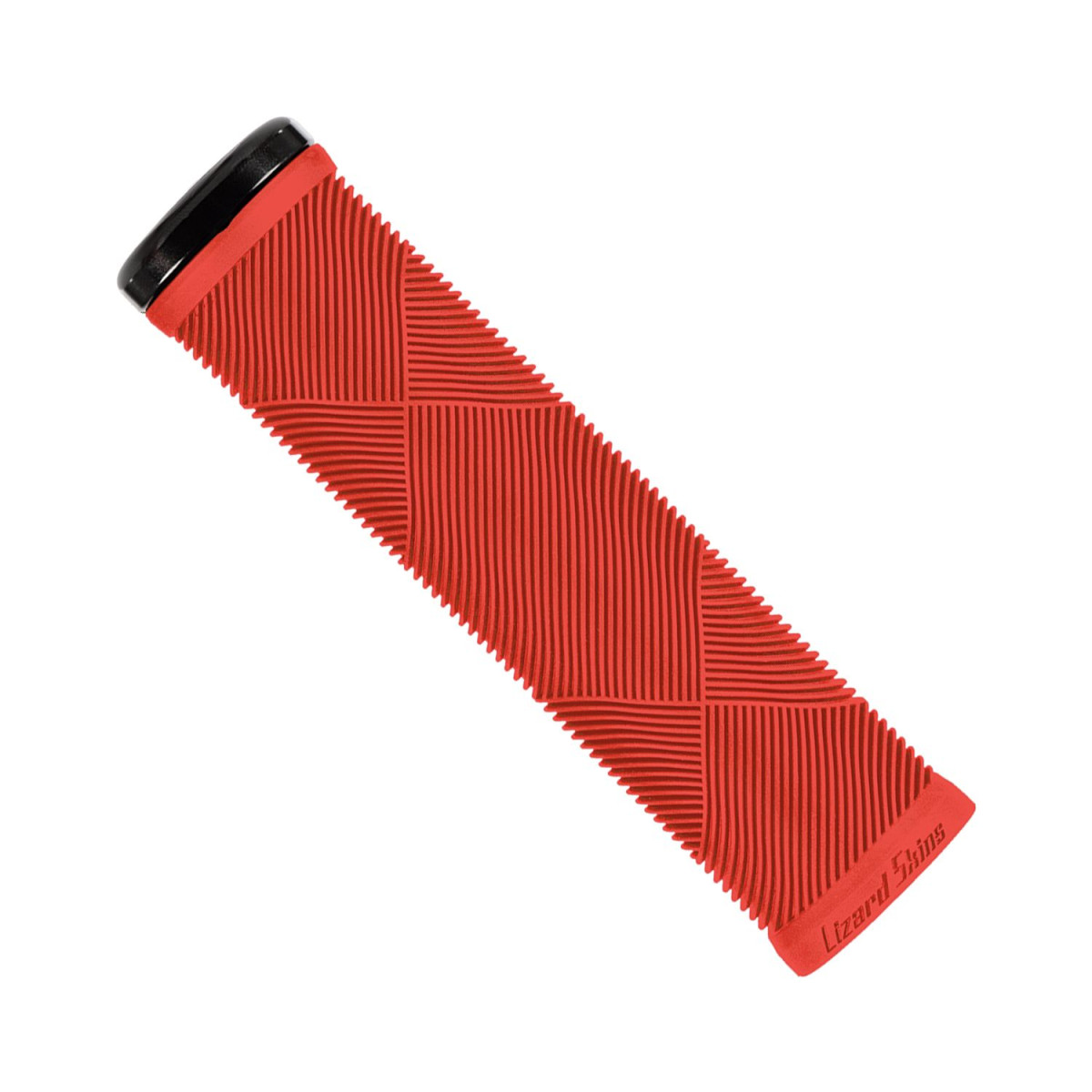 Lizard Skins Strata Single Clamp Lock-On Grips | Candy Red