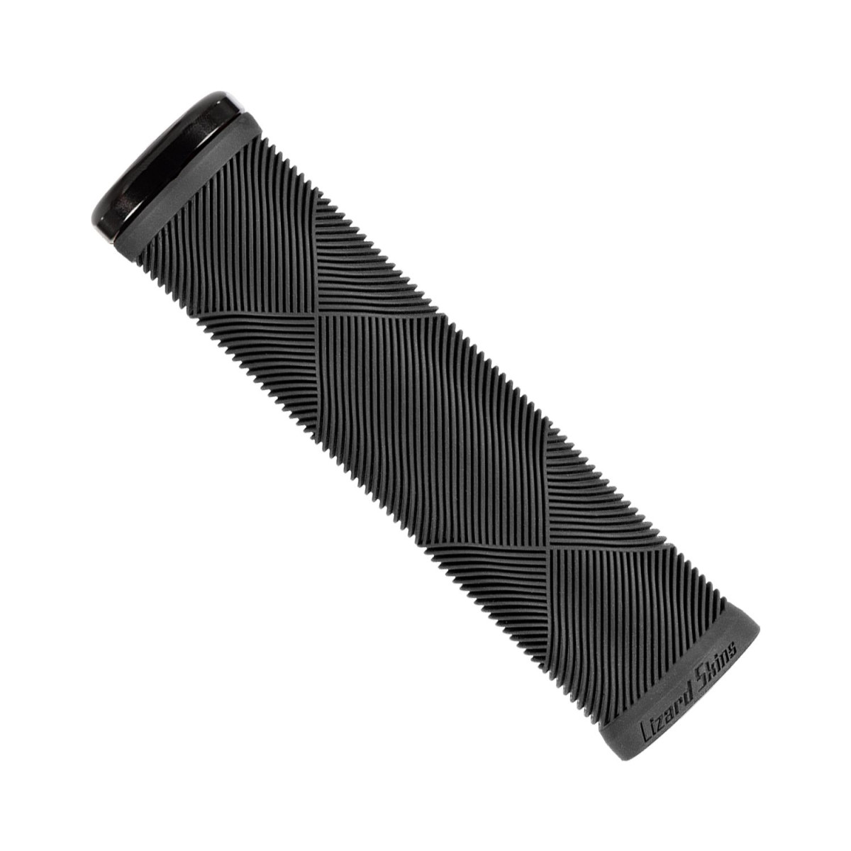 Lizard Skins Strata Single Clamp Lock-On Grips | Jet Black
