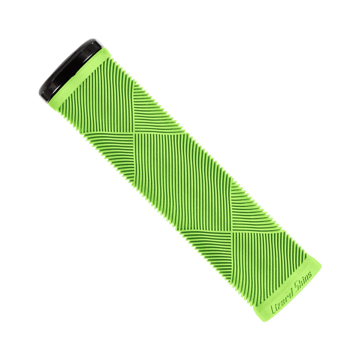 Lizard Skins Strata Single Clamp Lock-On Grips | Lime Green