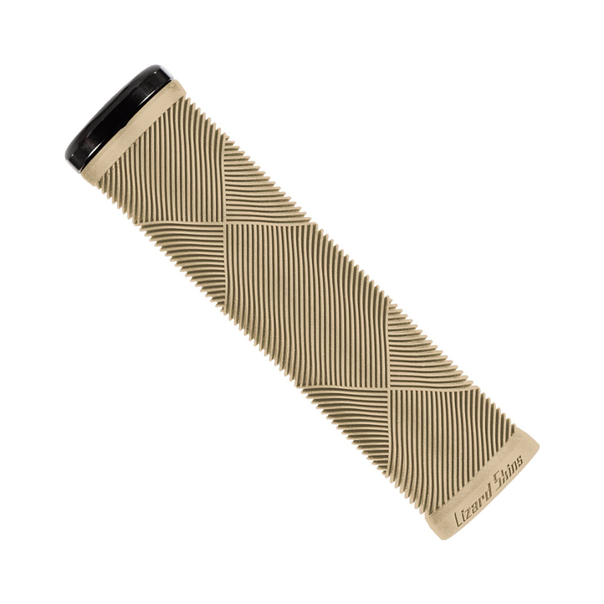 Lizard Skins Strata Single Clamp Lock-On Grips | Sand Tan