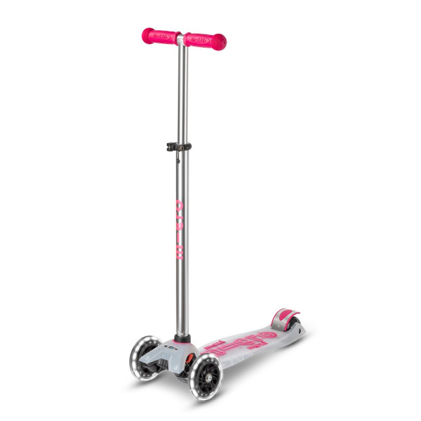 Maxi Micro Deluxe Flux LED Scooter | Pink