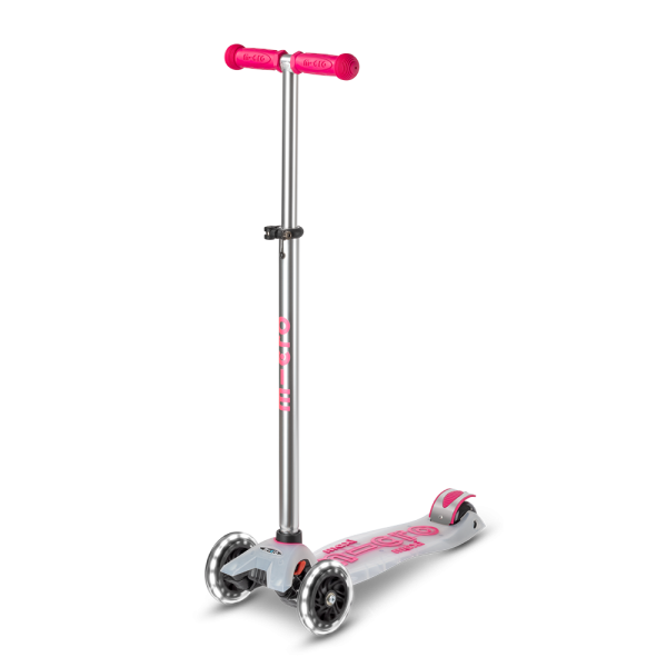 Maxi Micro Deluxe Flux LED Scooter | Pink