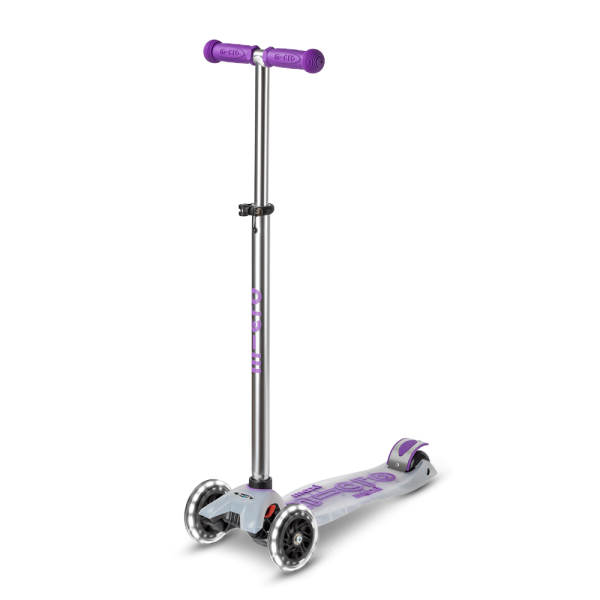 Maxi Micro Deluxe Flux LED Scooter | Purple
