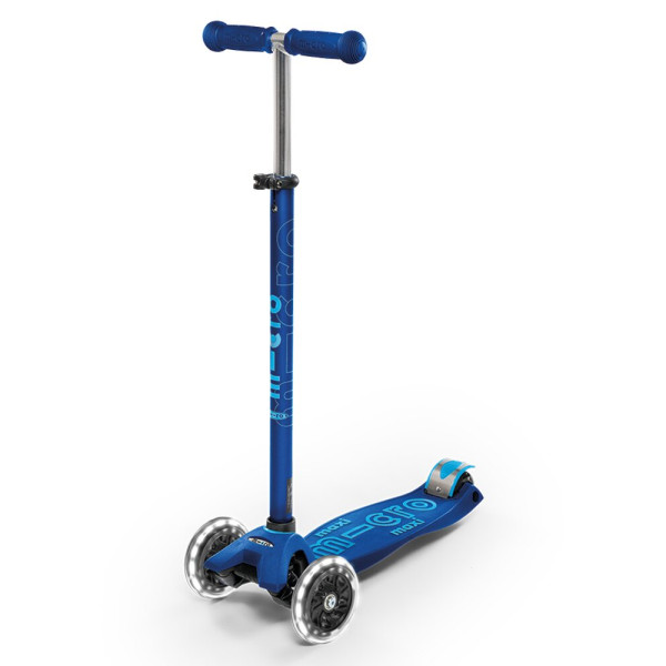 Maxi Micro Deluxe LED paspirtukas | Navy Blue