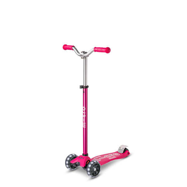 Maxi Micro Deluxe Pro LED Scooter | Pink