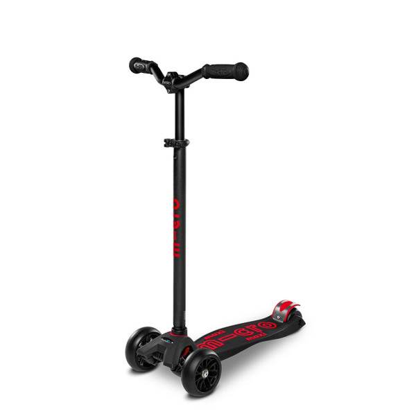Maxi Micro Deluxe Pro Scooter | Black - Red