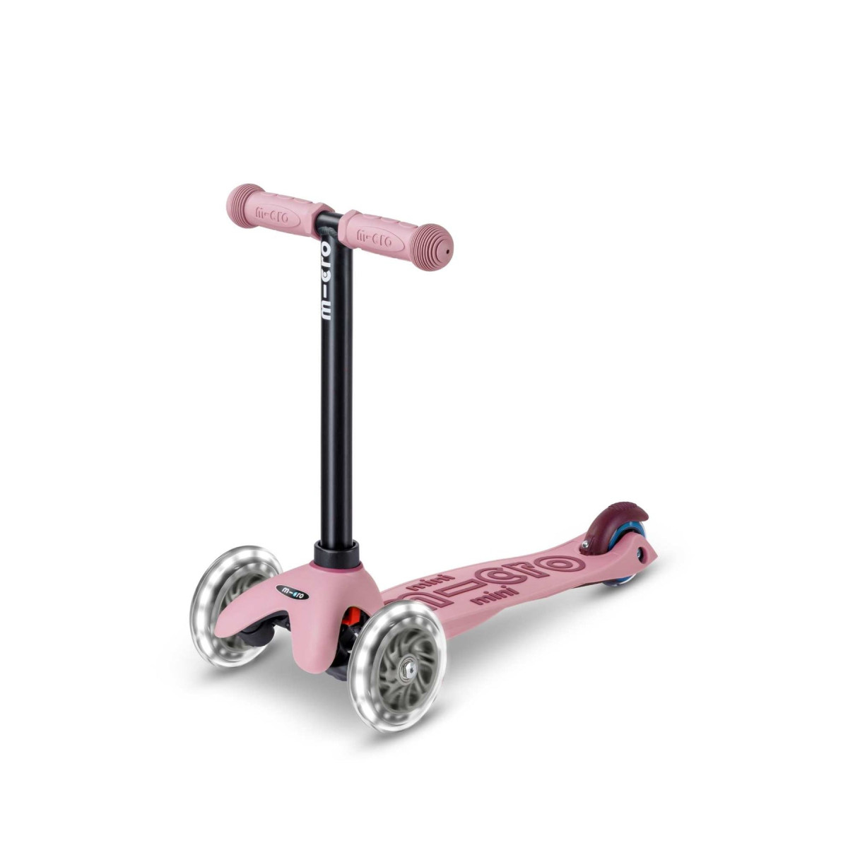Micro Mini2Grow 2 Deluxe LED paspirtukas | Dusty Rose