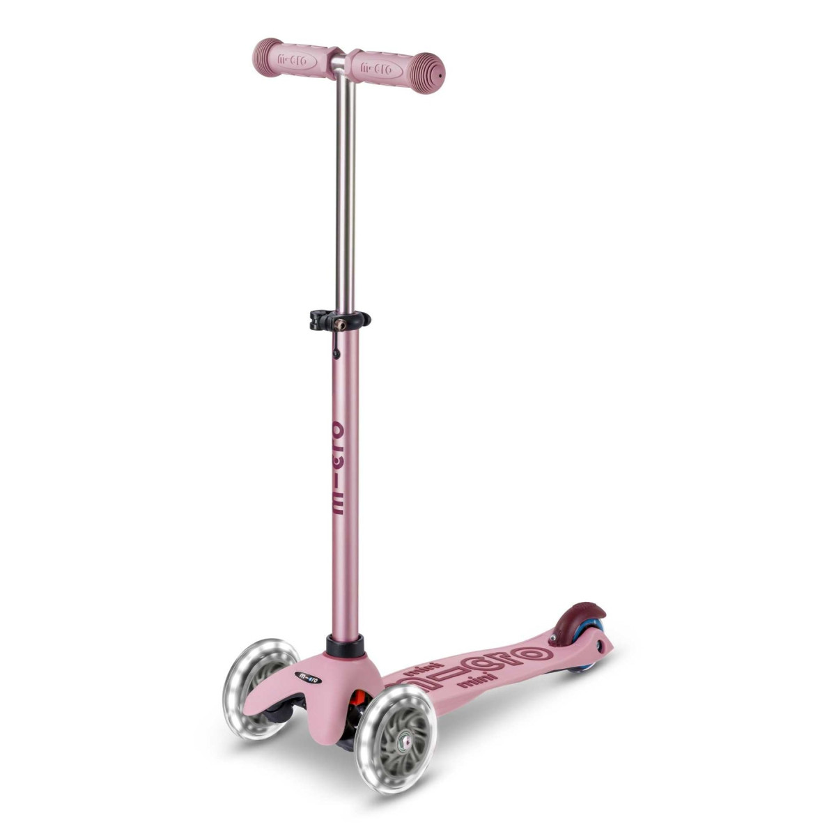 Micro Mini2Grow 2 Deluxe LED paspirtukas | Dusty Rose