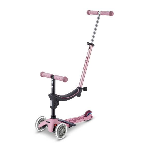 Micro Mini2Grow 2 Deluxe LED paspirtukas | Dusty Rose