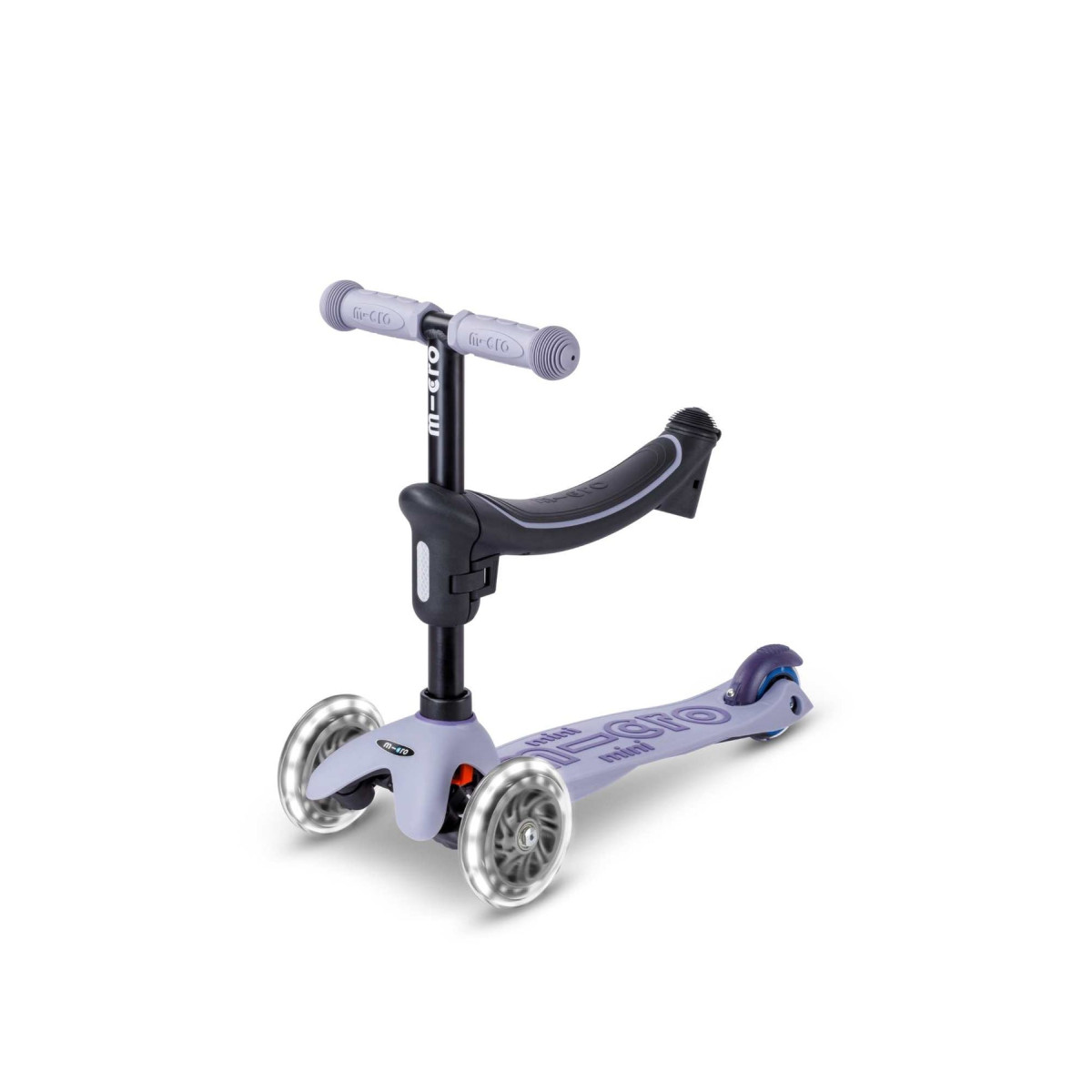 Micro Mini2Grow 2 Deluxe LED Scooter | Lavender Mist