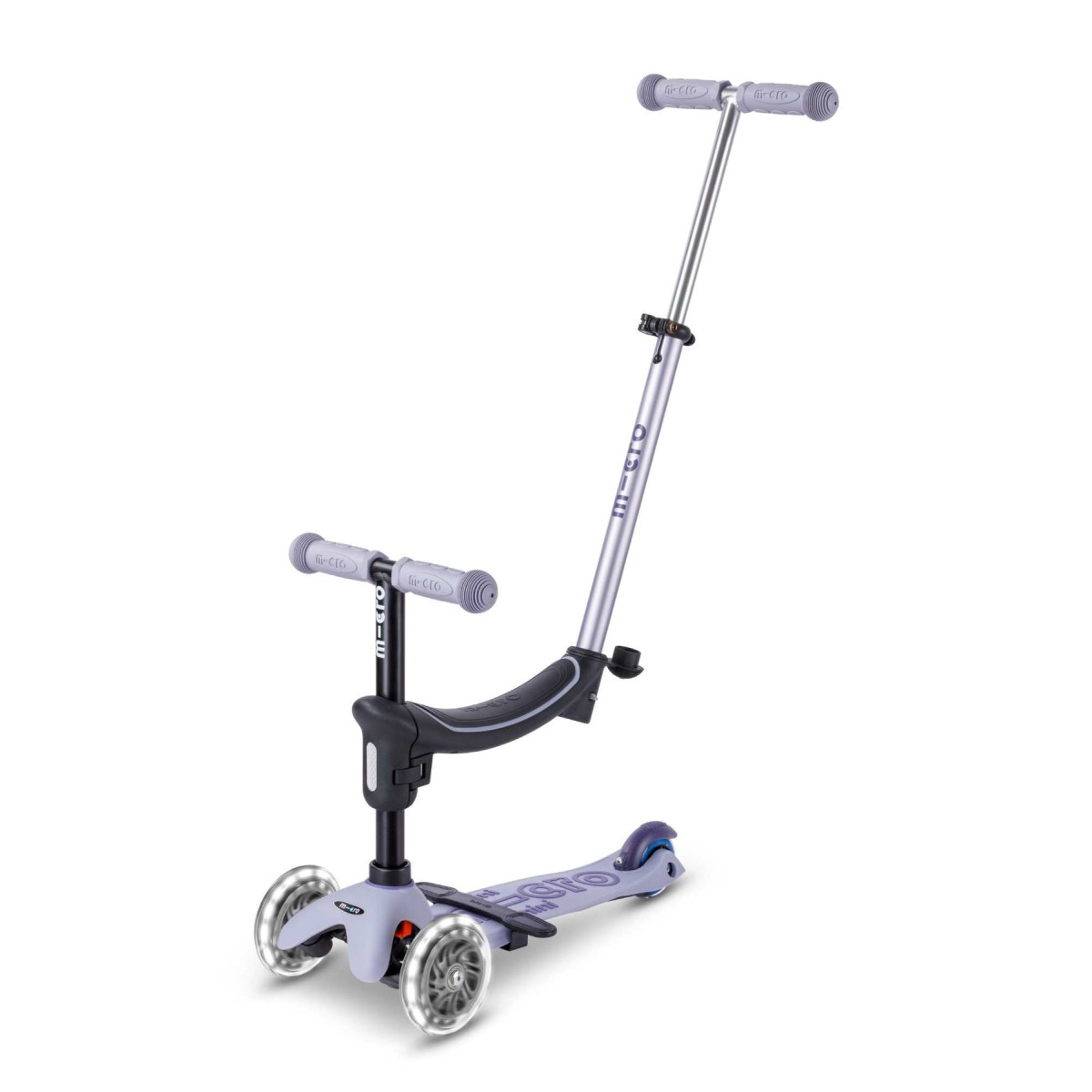 Micro Mini2Grow 2 Deluxe LED Scooter | Lavender Mist