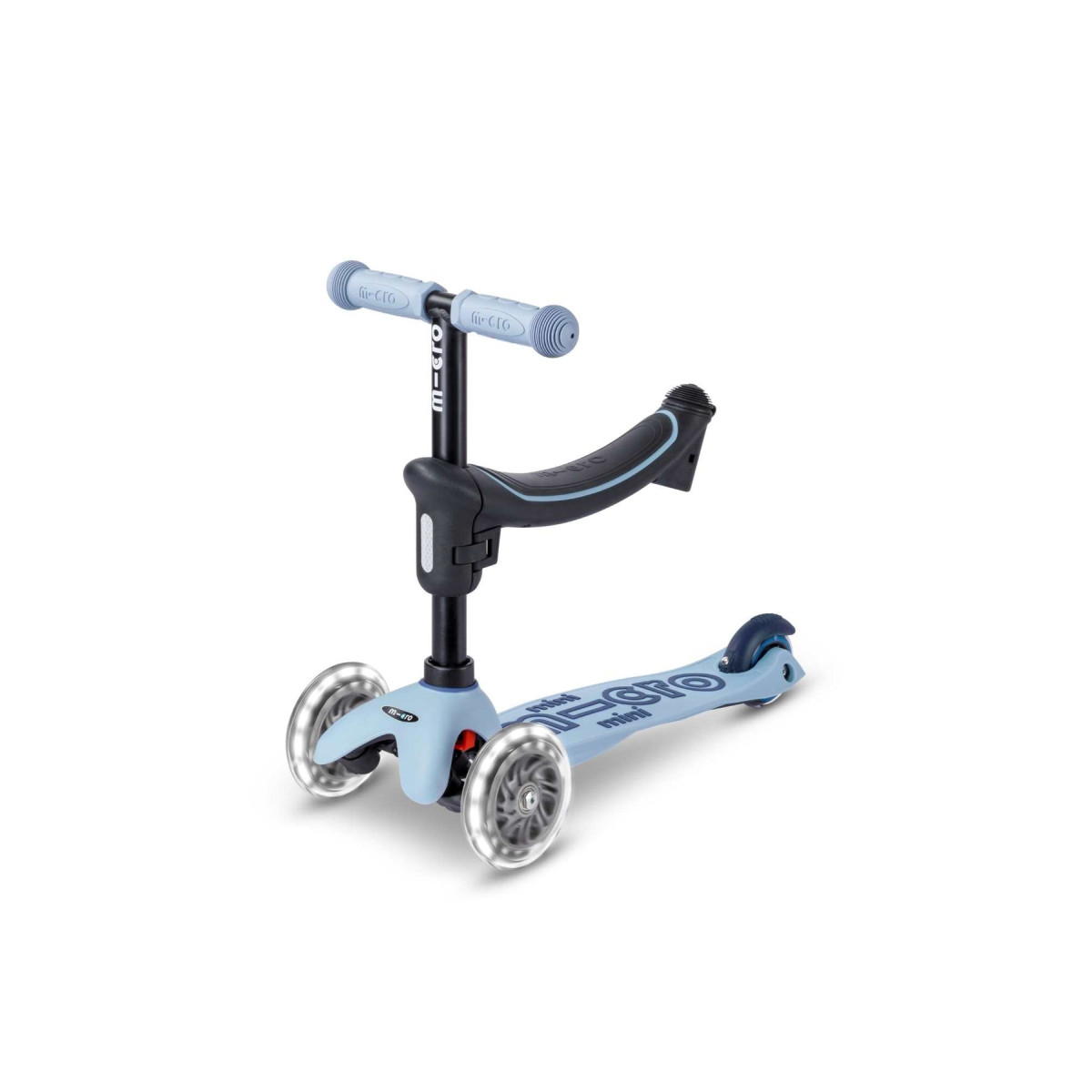 Micro Mini2Grow 2 Deluxe LED Scooter | Ocean Slate