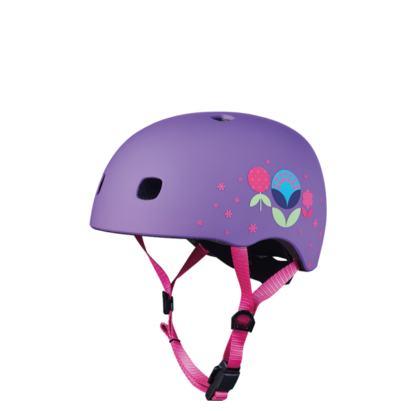 Micro šalmas / Floral Dot Purple
