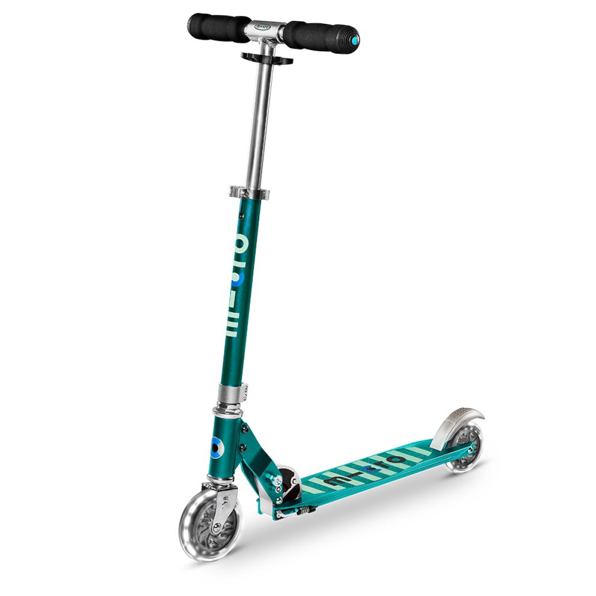 Micro Sprite LED Scooter | Petrol Stripe Micro Sprite LED Scooter | Petrol Stripe