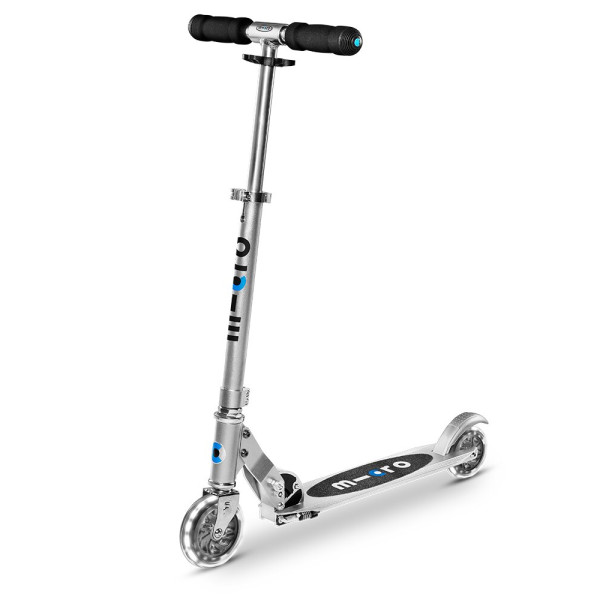 Micro Sprite LED Scooter | Silver Matt