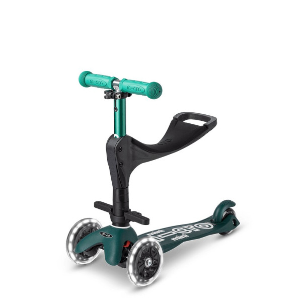 Mini Micro 3in1 Deluxe ECO LED Scooter | Green
