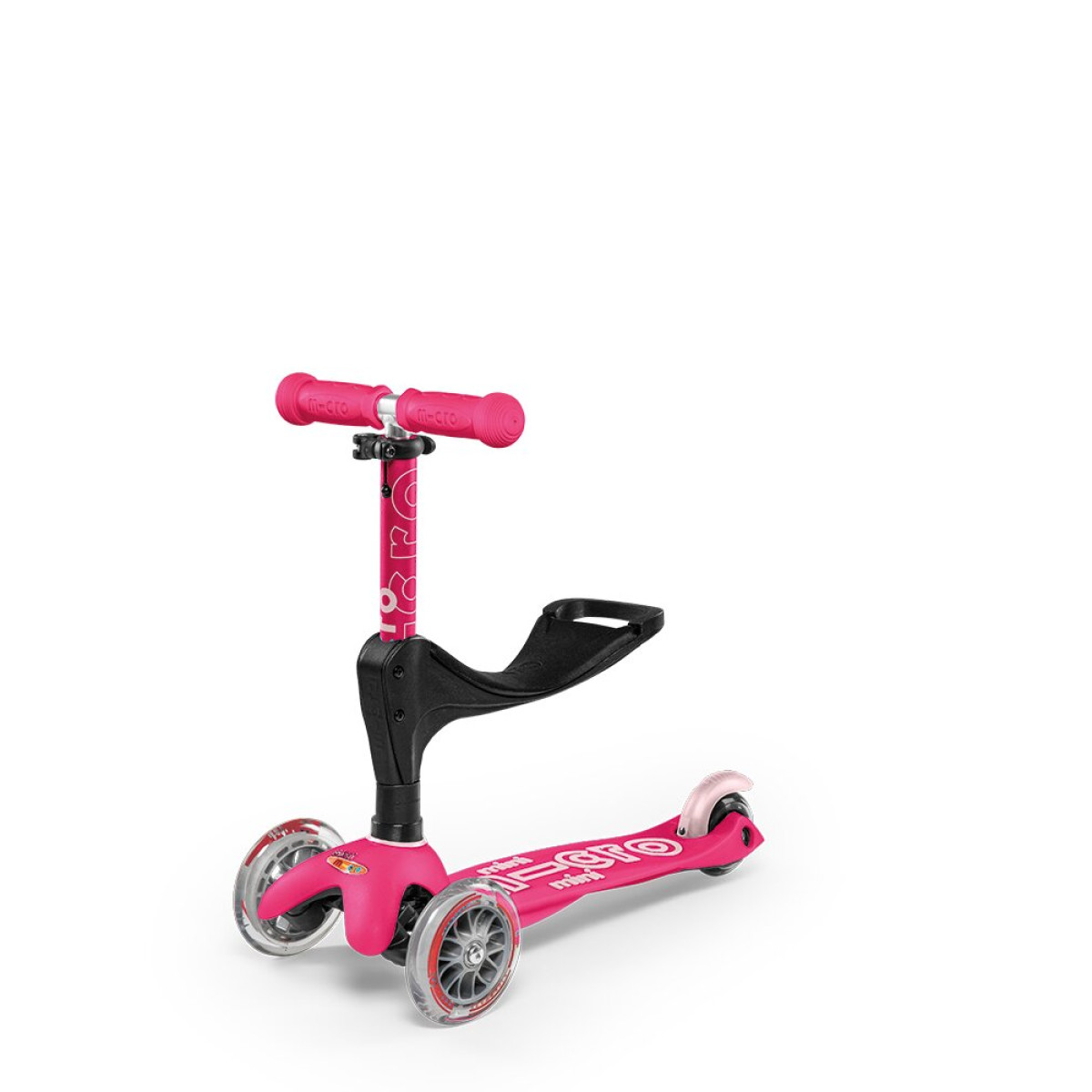 Mini Micro 3in1 Deluxe Plus Scooter | Pink Mini Micro 3in1 Deluxe Plus Scooter | Pink
