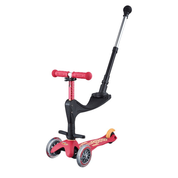 Mini Micro 3in1 Deluxe Plus Scooter | Ruby Red