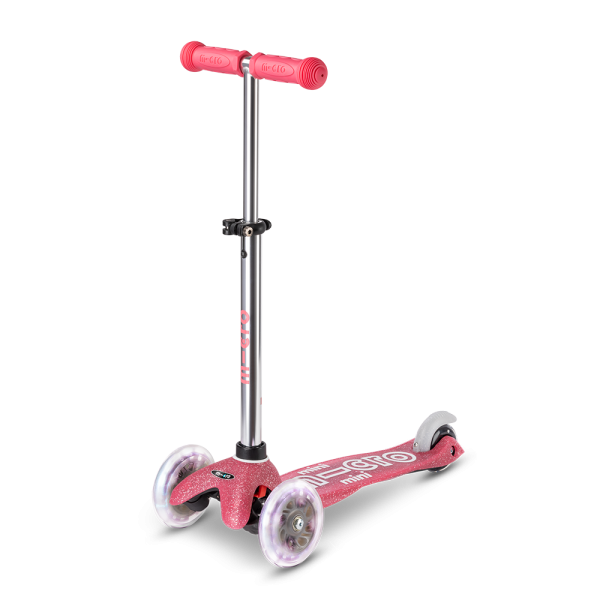 Mini Micro Deluxe Fairy Glitter LED Scooter | Pink