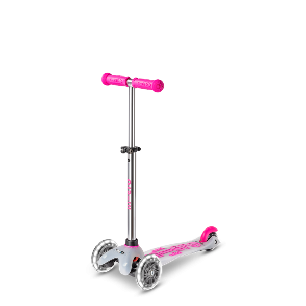 Mini Micro Deluxe Flux LED Scooter| Neon Pink