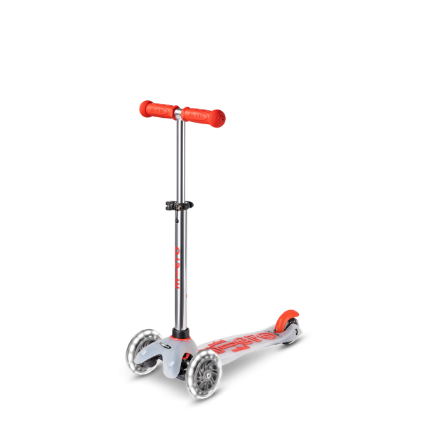 Mini Micro Deluxe Flux LED Scooter| Red