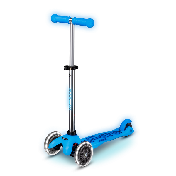 Mini Micro Deluxe Glow LED Scooter | Arctic Blue